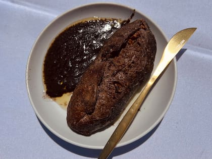 Pan de nuez con fermento de hongos