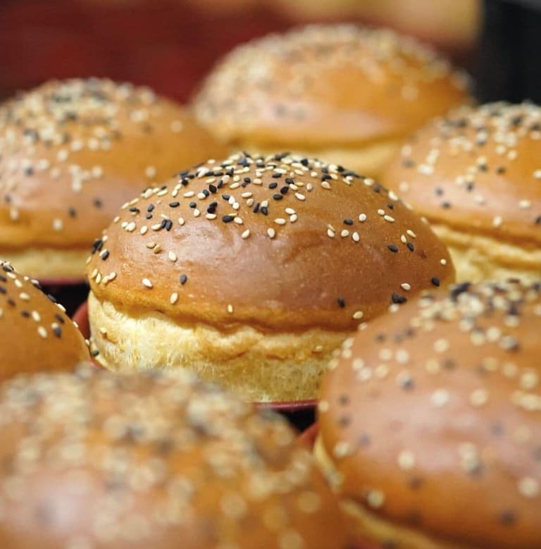 Pan de papa para hamburguesa