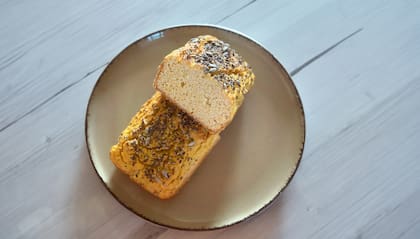 Pan proteico de garbanzos sin gluten