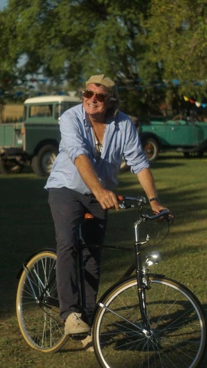 Pancho Dotto en El Refugio, su chacra de Entre Ríos