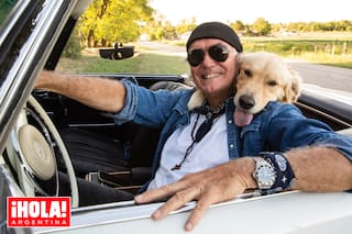 Pancho Dotto posa en su fabulosa chacra y muestra en qué convirtió el gallinero y el lugar de los caseros