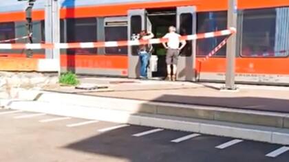 Pánico en el tren de Austria: un hombre sacó un cuchillo y comenzó a atacar a los pasajeros
