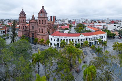 Panorama aéreo de la ciudad de Santa Cruz de La Sierra.
