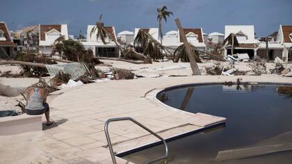 Panorama desolador en uno de los resorts de Marigot, en St. Martin