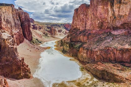 Panorámica del Cañadón Caracoles.