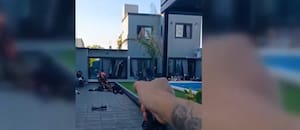 Video: así fue el operativo contra una banda narco que terminó con un muerto en el medio de una pool party