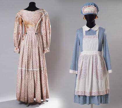 Pantalla grande: el vestido de flores del film Camila mantiene una mancha que simulaba sangre