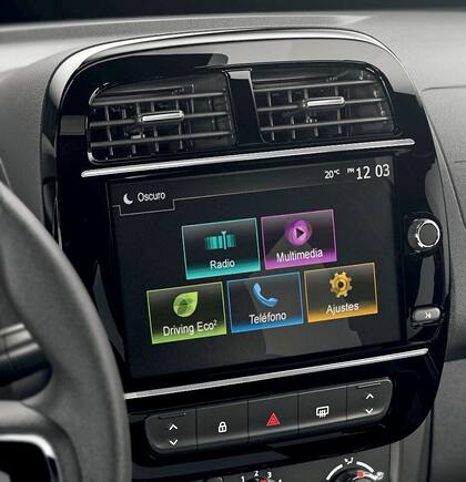 Pantalla multimedia del nuevo Kwid