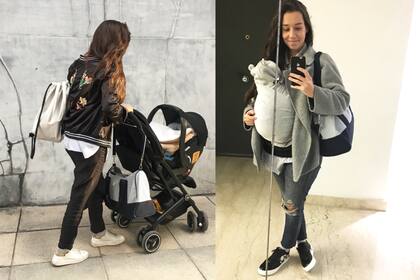 Pantalones Cigarette / Bombers / Zapatillas / Fular