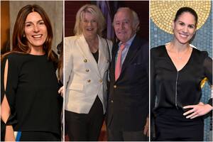 Paola Biscaro, Eva y Santiago Soldati, y Paloma Herrera