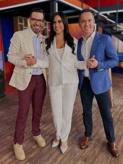 Paola Rojas en el foro de "Pisa y Corre" (Instagram @paolarojas)