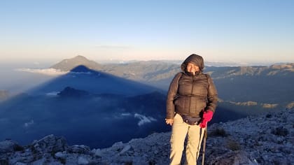 Paola solía hacer montañismo en El Salvador y otros países de Centroamérica.