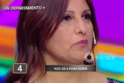 Paola tampoco se lució en el desempate y quedó eliminada de la competencia (Foto: Captura de TV / etrece)