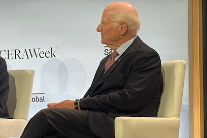 Paolo Rocca, en el CERAWeek.