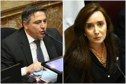 Paoltroni y Victoria Villarruel