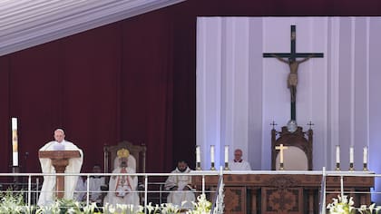 Papa Francisco viaje Egipto. Pope Francis leads a mass in Cairo, Egypt April 29, 2017