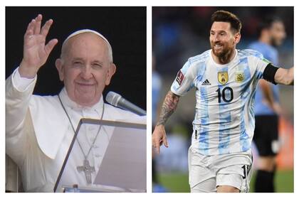 Papa Francisco y Lionel Messi