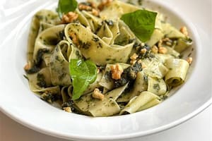 Pappardelle al pesto