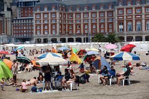 Para Año Nuevo y el siguiente fin de semana, las playas estuvieron llenas en Mar del Plata