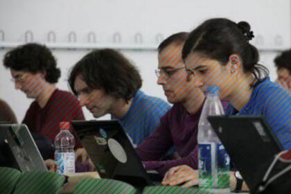 Para conseguir el mismo efecto utilizando líneas, la separación tiene que ser menor que en la cuadrícula