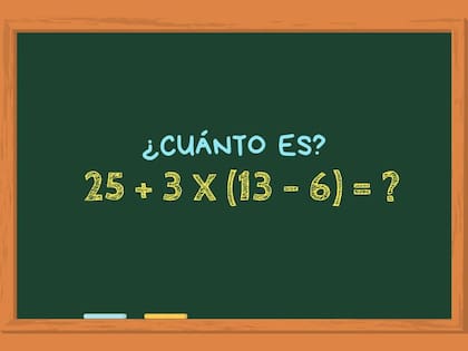 Para dar con el resultado correcto se debe seguir la regla PEMDAS