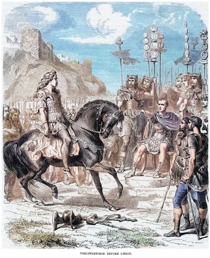 Para el 53 a.C., las legiones romanas dirigidas por Julio César lograron derrotar a una coalición de distintos pueblos galos.