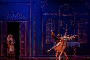 Para el estreno de esta versión de "Romeo y Julieta", en 2023, vinieron los bailarines invitados del Royal Danish Wilma Giglio (argentina) y Ryan Tomish