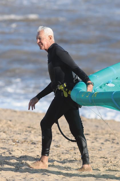 Para el fundador del Malba, el hijo que espera junto a Elina será el octavo de sus herederos.