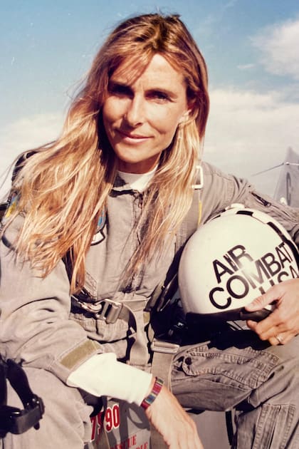 Para el popular programa "360. Todo para ver", viajó a San Diego, Estados Unidos, y participó de un vuelo de combate simulado