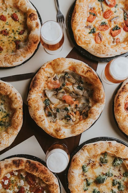 Para elaborar sus pizzas, trabajan con un 95% de proveedores locales.