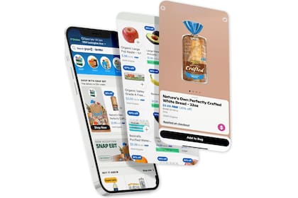 Para facilitar el proceso se puede poner el filtro “SNAP EBT” en la página de compras. (Gopuff)