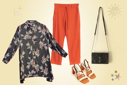 Para la Navidad en el hemisferio sur, nada mejor que materiales livianos como la gasa y el lino