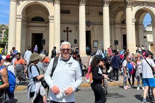 Reapareció para la peregrinación de Luján un exministro y criticó la grieta