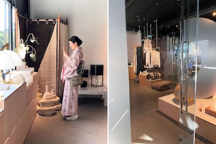 Para la presentación de Constelación de La Cûpula se invitó a los visitantes a compartir una ceremonia del té a cargo de Malena Higashi, la cual representó muchos de los valores del concepto curatorial.