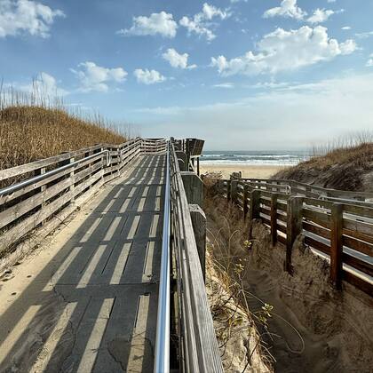 Para los amantes de las playas, la isla de Ocracoke es una opción ideal alejada del bullicio
