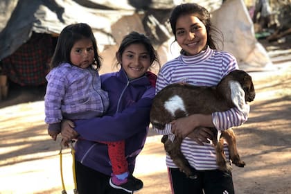 Para los cumpleaños de la familia, venden un cabrito para poder hacer una torta.