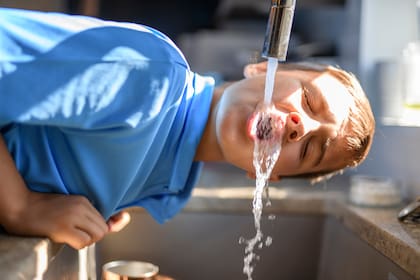 Para los niños las recomendaciones oscilan entre 2.1 litros diarios para chicos y 1.9 litros diarios para chicas