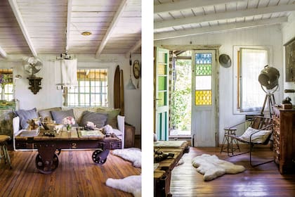 Para mantenerlas, de vez en cuando, en las paredes se aplica aceite de lino.