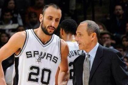 Para Manu Ginóbili, Ettore Messina y Popovich son los dos entrenadores que lo marcaron en su carrera