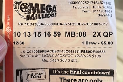 Para Mega Millions, el mismo método estadístico permitió identificar los números blancos más sorteados