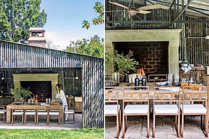 Para mitigar el calor en verano, se colocó una capa aislante entre el techo y el cielo raso, y un ventilador