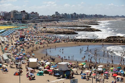 Para nota de balance de enero 2026 Mar del Plata
Playas de La Perla 31 de enero.