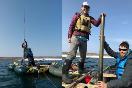 Para obtener este vistazo al pasado, los investigadores tuvieron que viajar a una región remota del Ártico en vehículos todo terreno
