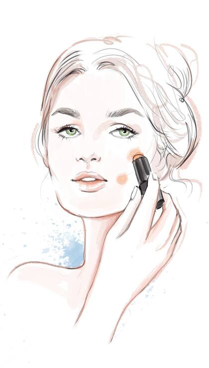 Para que no se noten las manchas