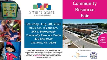 Para quienes no puedan asistir a la feria, el centro comunitario está abierto el resto del año (Smart Start of Mecklenburg County)