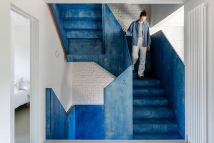 Para reducir presupuesto pero también para tener el control total sobre el proyecto, Scott decidió encargarse él mismo del diseño de la escalera.