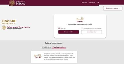 Para sacar cita en línea también puede usarse una herramienta tecnológica llamada Llave MX, la cual emite el gobierno mexicano (Gobierno de México)