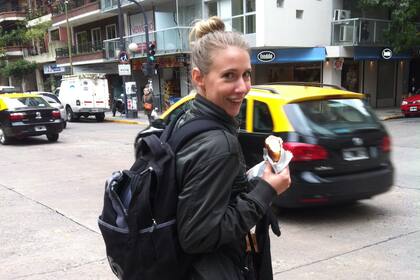 Para Sophie, las primeras postales de Buenos Aires fueron impactantes.