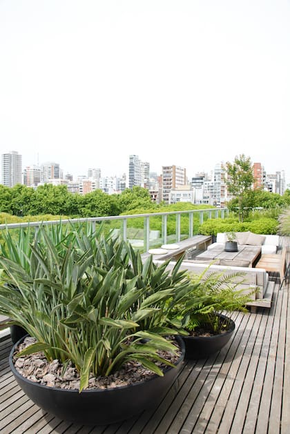 Para terrazas y balcones, el peso es importante