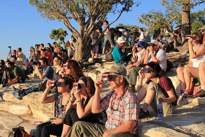 Para ver un eclipse se deben tomar las medidas pertinentes ( Archivo)